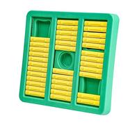 ibasenice Interactive Dog Feeding Educational Pet Enrichment Puzzle for Mental Stimulation Slow Eating Dog Feeder Safe Material Reduces Boredom and Indigestion Green Color