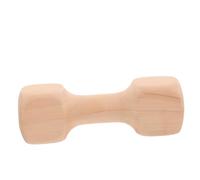 ibasenice Interactive Wooden Dumbbell Dog Chew for Training and Teething Household Puppy Supply with Bright Colors for Mental and Physical Fitness