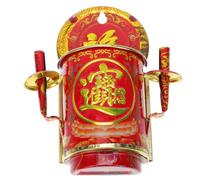 ibasenice Iron Wall Hanging Incense Burner Hanging Incense Holder Chinese New Year Present