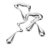 ibasenice Irregular Waterdrop Earrings Lightweight Geometric Studs for Women Artistic Teardrop Jewelry Minimalist Design for Birthday Party Casual and Formal Wear