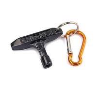 ibasenice Jazz Drum Tuning Key Tool Key Wrench Carabiner Gold Keyring Drum Kit Accessory