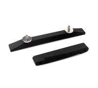ibasenice Jazz Guitar Bridge for Acoustic Guitar Saddle Bridge Smooth Surface Long-lasting Craftsmanship