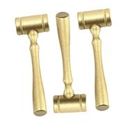 ibasenice Judge Hammer Toy Wooden Gavel for Judge Chairman Lawyer Law Student Mini Wooden Gavel Accessory