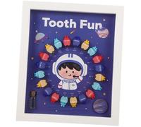 ibasenice Keepsake Box for First Tooth and Hair Sturdy Tooth Storage Organizer for Newborn Memories Special Compartments for Boys and Girls