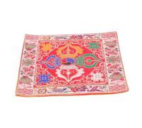 ibasenice Key Bowl Mat Meditation Product Sound Bowl Dual-layer Cushion Buddhist Ritual Pad Slip Mat