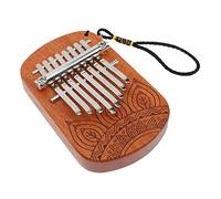 ibasenice Key Kalimba Thumb Piano Delicate Pattern Portable Finger Piano for and Musical Exploration for Beginners and Music