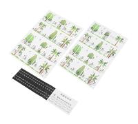 ibasenice Key Piano Keyboard Decal Arabic Music Notes Stickers for Boys and Girls Piano Sticker Labels Electronic Organ Keyboard Music Supplies