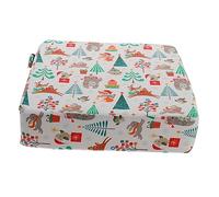 ibasenice Kids Dining Chair Heightening Cushion Waterproof Polyester Booster Pad Removable Independent Cover Easy to Clean Suitable for Furniture Portable for Travel and Outings