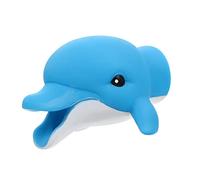 ibasenice Kids Faucet Extension and Guide Extender for Toddlers, Dolphin Design, Free Plastic, Hand Washing Aid for Boys and Girls, Suitable for Bathroom Sink Use