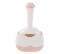 ibasenice Kitten Litter Scooper Cat Litter Sifter Scoop Cat Sand Scoop Tool Poop Scooper Stand with Holder Pet Sand Pink