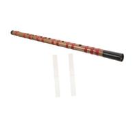 ibasenice Krishna Flute Chinese Bamboo Flute D Key Easy to Tune Easy to Learn Portable Beginner Musical Instrument Students Music Lovers