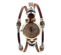 ibasenice Ladies Watch Leather Band Quartz Watch Stylish and Comfortable for Everyday Wear