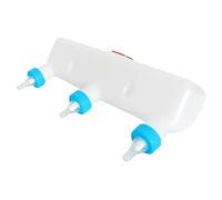 ibasenice Lamb Milk Feeder 3 Pacifiers Farm Animal Feeder Pet Pacifier Device No Tools