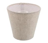 ibasenice Lamp Shade for Home Decor and Office Use, Modern Elegant Beige Cone-Shaped with Compact Design and Excellent Light Diffusion, Replacement Light Cover Cloth and Metal Material