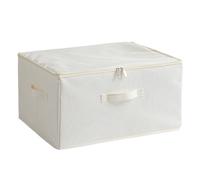 ibasenice Large Foldable Storage Box for Clothes Fabric Storage Bin Organizer with Oxford Cloth Material Unique Design Reliable Dust-free