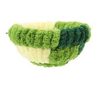 ibasenice Large Green Coral Fleece Warm Bird Nest for Small Birds and Parrots Deep Half-Round Breeding and Sleeping Nest Accessory for Winter