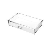 ibasenice Large Makeup Organizer Cosmetic Storage Box with Four Drawer Type Design and Acrylic Material for Home Use Providing Enough Storage Room and Easy Access
