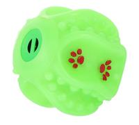 ibasenice Leaking Food Toy Ball for Dog Treat Dispenser Toy Squeaky Sound for Dog Training Balls to Play and Eat