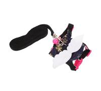 ibasenice Leash Set Guinea Pig Accessories Harness Guinea Pigs Ferret Hamster Animal Bunny Breed Name Leash Supplies Clothes for Rabbits Denim