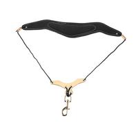 ibasenice Leather Saxophone Neck Harness Breathable Padding and Comfortable for Sax Players