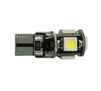 ibasenice LED for Car Light Reading 10pcs Bulbs with 5050 W5w 5smd Wide-angle Illumination and Easy Installation Lighting Dashboard and License Plate
