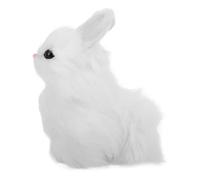 ibasenice Lifelike Mini Rabbit Model with Detailed Anatomy for Interactive Biology Lessons Cute Plush Animal Figurine for Teaching and Classroom Decoration
