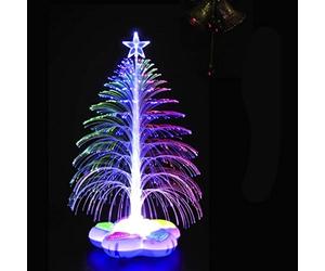 ibasenice Light Up Xmas Tree Led : Xmas Tree Night Light Christmas Party Home Decoration Light Random Color Without Battery Fiber Optic Christmas Tree