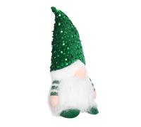 ibasenice Lighted Christmas Gnome Plush Ornament with Sturdy Base Scandinavian Elf Decoration for Holiday Parties and Home Versatile Festive Decor for Dining Table Bookshelf Office Desk