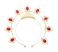 ibasenice Lightweight Rhinestone Decorative Radiant Glory Headband Delicate Metal Hair Decor Accessory for Parties and Dances Elegant Chic Hairband for Female Friends and Sisters