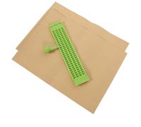 ibasenice Line Braille Board Plastic Braille Writing Pad Stylus Practice Kit for Blind People Tools for Reading and Writing