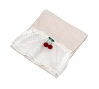 ibasenice Linen Cover White Keyboard Lightweight Trim Lace, Breathable Dust Protector to Elegant Accessory Prolong, Keyboard Life Piano for Electric Piano Keys Household