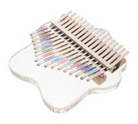 ibasenice Lovely Key Kalimba Finger Piano Easy to Play Thumb Piano for Beginners Stylish Build Sound Musical Instrument for Ages