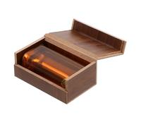 ibasenice Low Dust Natural Rosin for Violin Bow with Coffee Wooden Case Improves Instrument Pronunciation Storage Box for Children
