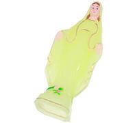 ibasenice Luminous Mary Adornment Catholicism Plastic Statue for Home Decoration and Church Tabletop Ornament