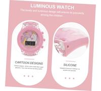 ibasenice Luminous Wristwatch Unicorn Digital Watch with Comfortable Silicone Band for Boys and Cartoon Pattern Teaching Soft Fit Safe and Ergonomic Design