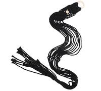 ibasenice Macrame Ukulele Hanger Wall Mount Made of Cotton Linen, Elegant Beige Instrument Holder for Home Or Garden Decor, Simple and Beautiful Cotton Rope Design