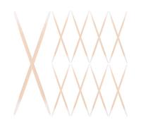 ibasenice Makeup Cotton Swabs Double Pointed 2Pcs Wooden Handle for Nail Detailing and Cosmetic Use Precision Cleaning