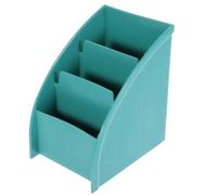 ibasenice Makeup Storage Organizer Box Plastic Cosmetic Display Case Large Capacity with Trapezoid Compartments Organizing and Storage for Bedroom and Office