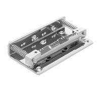 ibasenice Mandolin Bridge Saddle Plate Replacement for String Mandolin Guitar Parts Fittings for