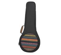 ibasenice Mandolin Shoulder Bag Thickened Cotton Padding Portable Nylon Mandolin Carrying Backpack Ethnic Style Suitable for Travel and Daily Use