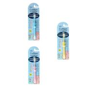 ibasenice Manual Toothbrush 3pcs Pack with Soft Bristles for Aged 2-8, Ergonomic Design and Deep Cleaning, Cartoon Elephant Shape Suitable for Milk Teeth Care