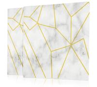 ibasenice Marbled Paper Napkins 2pcs Set, Disposable Bathroom Guest Hand Towels, Marble Texture Paper Guest Towels for Dinner Parties Birthdays Weddings