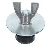 ibasenice Mechanical Pipe Expansion Plug with Wing Nut for Sewer and Drain Pipe Leak Test, Rubber and Stainless Steel Construction, Leakproof Seal, Suitable for Plumbing Emergencies, Size