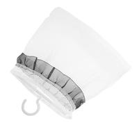 ibasenice Mesh Laundry Bag Home Storage Bag with Hook Polyester and Pp Material Wear and Break Resistance Hanging Design Neat and Beautiful Texture for Outdoor Travel Use