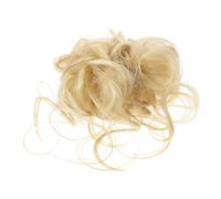 ibasenice Messy Bun Scrunchy Curly Hairpiece Adjustable Size Comfortable Attachment Natural Look Stylish High Temperature Silk Hair Bun Piece for Most People Attending Parties