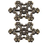ibasenice Metal Bobbin Keeper 2Pcs Cross Stitch Embroidery Floss Organizer Reusable Thread Holder for DIY Sewing Projects