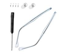ibasenice Metal Eyeglasses Arms Replacement Polished Comfortable Glasses Temple Legs for Repair Easy Install Frame Fix for Broken Loose Glasses