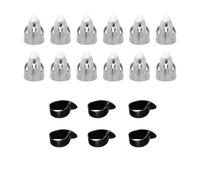 ibasenice Metal Guitar Finger Guards Ukulele Picks Thumb Finger Guitar Picks Set Comfortable for Guitarists