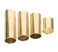 ibasenice Metal Guitar Slides Different Sizes 4pcs Convenient to Store with Fine Craftsmanship Lightweight Easy to Play for Electric and Acoustic Guitar for Professionals and Beginners