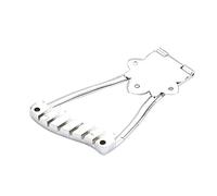 ibasenice Metal Jazz Guitar Tailpiece Bridge String Replacement for Archtop Hollow Body Guitars Easy Installation High-end Material Upgrade Your Performance